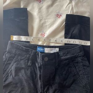 Old Navy velvet high rise bell bottoms